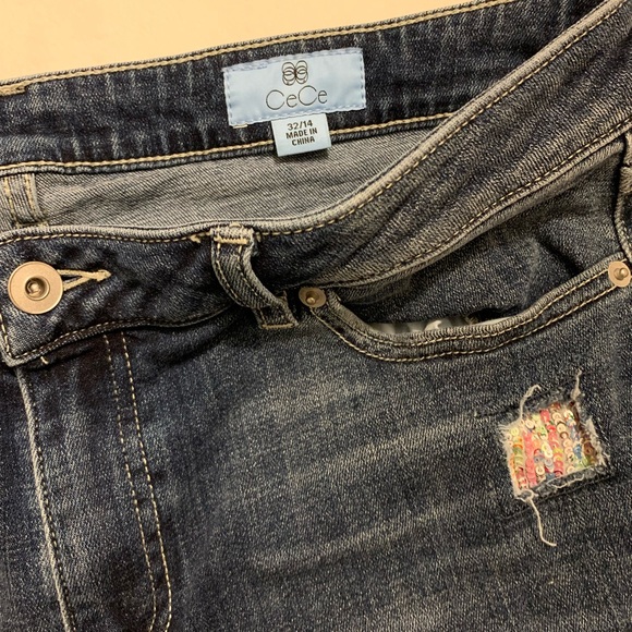 Cece Sequin Jeans - Picture 3 of 5
